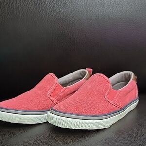 Kids Slip-On Shoes - Red